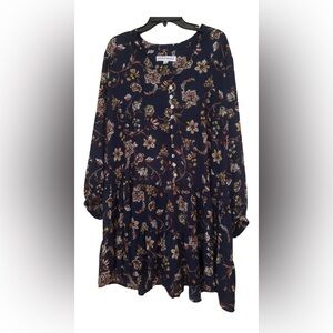 Emma & Michele Navy Floral Top